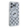 Karl Lagerfeld для iPhone 15 Pro чехол PC/TPU Monogram NFT Karl & Choup Metal Camera прозрачный (MagSafe)