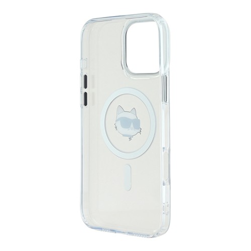 Karl Lagerfeld для iPhone 16 Pro чехол PC/TPU NFT Choupette прозрачный (MagSafe)