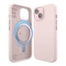 Elago для iPhone 15 чехол Soft silicone (Liquid) Lovely Pink (MagSafe)