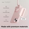 Elago для iPhone 15 чехол Soft silicone (Liquid) Lovely Pink (MagSafe)