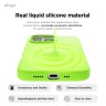Elago для iPhone 16 Pro чехол Soft silicone (Liquid) Lime Green