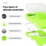 Elago для iPhone 16 Pro чехол Soft silicone (Liquid) Lime Green