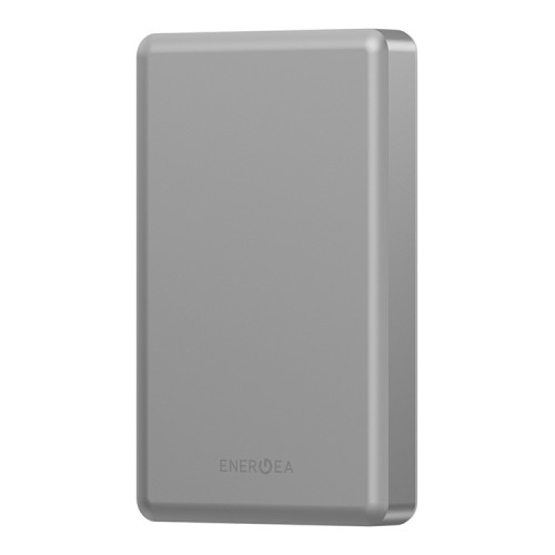 Energea АКБ AluPac 10K, 10000W MagSafe 15W USB-C 20W Ultra Light Aluminium Natural Titanium