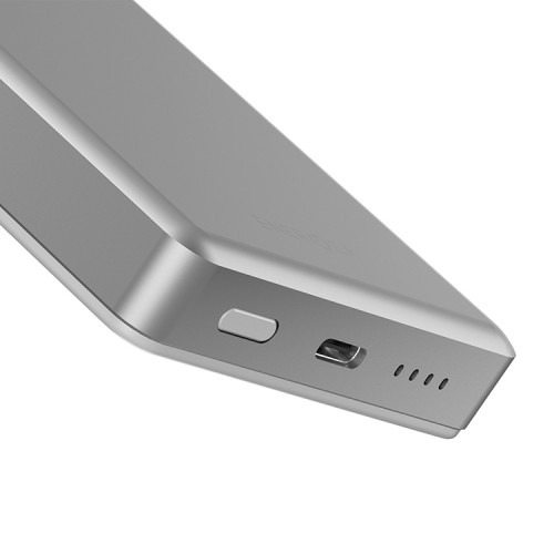 Energea АКБ AluPac 10K, 10000W MagSafe 15W USB-C 20W Ultra Light Aluminium Natural Titanium