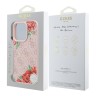 Guess для iPhone 16 Pro чехол PU Flowers Roses Hard Pink (MagSafe)