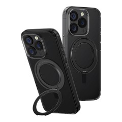 Uniq для iPhone 16 Pro Max чехол Swivix with 360-Rotating stand Black (Magsafe)