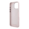 Karl Lagerfeld для iPhone 16 Pro Max чехол Liquid Silicone Metal Logo Initials Hard Pink
