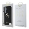 Guess для Galaxy S25+ чехол Fixed Glitters 4G Big metal logo Hard Black