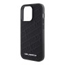 Karl Lagerfeld для iPhone 15 Pro Max чехол PU Quilted Logo pattern Hard Black
