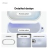 Elago для Galaxy Buds 3/3 Pro чехол Silicone DUO Hang case Clear/Light Blue