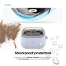 Elago для Galaxy Buds 3/3 Pro чехол Silicone DUO Hang case Clear/Light Blue