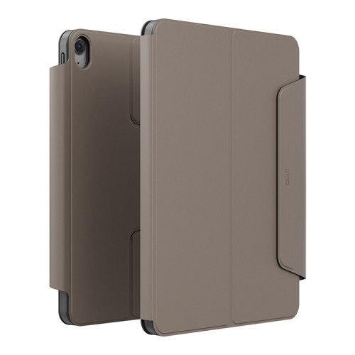 Uniq чехол для iPad Air 11 (2024/25) ROVUS SnapMount Magnetic 360 Rotating Detachable Flint Grey