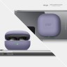 Силиконовый чехол Elago Silicone case для Galaxy Buds 2/Live/Pro, Lavender Grey