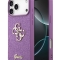 Guess для iPhone 17 Pro Max чехол Fixed Glitters 4G Big metal logo Hard Lilac