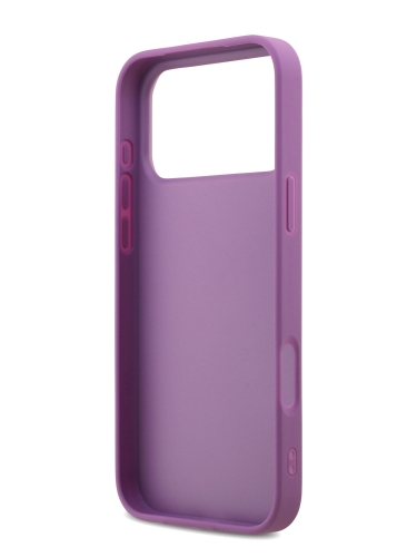 Guess для iPhone 17 Pro Max чехол Fixed Glitters 4G Big metal logo Hard Lilac