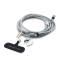 Karl Lagerfeld шнурок на шею Crossbody Nylon cord + Кабель USB-C/C + NFT Choupette metal charm Grey