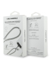 Karl Lagerfeld шнурок на шею Crossbody Nylon cord + Кабель USB-C/C + NFT Choupette metal charm Grey