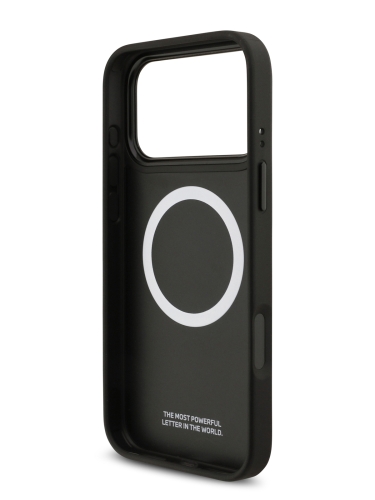 BMW для iPhone 17 Pro Max чехол M-series Kevlar Matt Metal logo & Cam Hard Black (MagSafe)