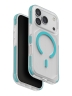 Uniq для iPhone 17 Pro чехол Combat Active Frost Clear/Turquoise (MagSafe)
