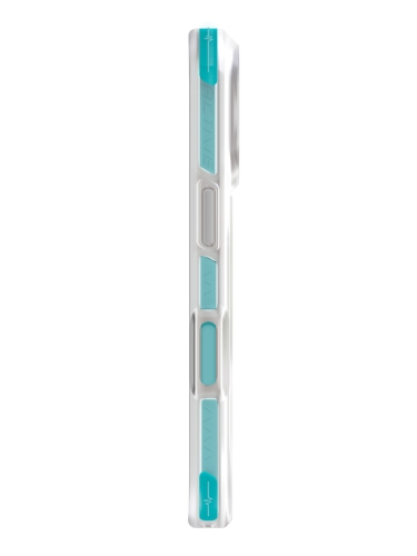 Uniq для iPhone 17 Pro чехол Combat Active Frost Clear/Turquoise (MagSafe)