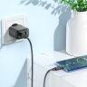 HOCO сетевое зарядное устройство CS23A Sunlight charger set Type-C PD30W + USB-A QC3.0 +кабель C-to-C Black