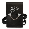 Karl Lagerfeld для смартфонов сумка Wallet Phone Pouch Saffiano Autograph with Chain Black