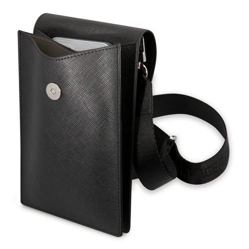Karl Lagerfeld для смартфонов сумка Wallet Phone Pouch Saffiano Autograph with Chain Black