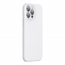 Чехол Baseus Liquid Silica Gel Protective для iPhone 13 Pro, белый