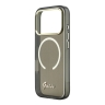Guess для iPhone 17 Pro Max чехол IML Script Metal logo and Camera Hard Black (MagSafe)