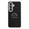 Karl Lagerfeld для Galaxy S26+ чехол PU Smooth leather RSG logo Metal camera Hard Black (MagSafe)