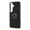 Karl Lagerfeld для Galaxy S26+ чехол PU Smooth leather RSG logo Metal camera Hard Black (MagSafe)