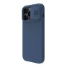 Чехол Nillkin CamShield Silky Magnetic Silicone для iPhone 14 Pro, Midnight Blue (magsafe)