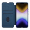 Чехол Nillkin Qin Pro (Cloth) для iPhone 14, Elite Blue