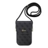 Guess для смартфонов сумка Wallet Phone Bag 4G Script metal logo with Cord Black