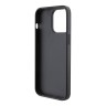 Guess для iPhone 15 Pro чехол PU 4G Double cardslot Triangle metal logo Hard Black
