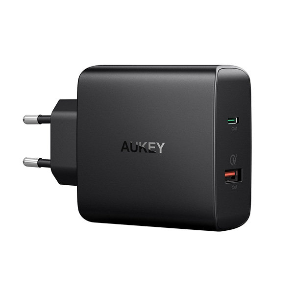 Aukey PA-Y11 USB-A QC 3.0/USB-C PD, 48 Вт PA-Y11