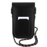 Hello Kitty для смартфонов сумка Wallet Phone Bag PU Grained leather Hidden Kitty with Cord Black