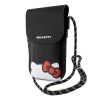 Hello Kitty для смартфонов сумка Wallet Phone Bag PU Grained leather Hidden Kitty with Cord Black