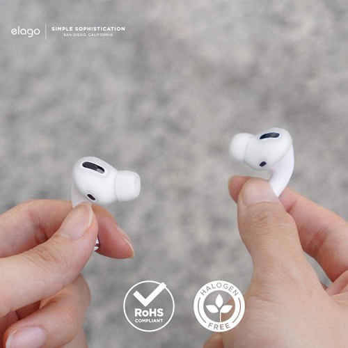 Elago для AirPods Pro 2 накладки на наушники EarBuds Cover (6 пар) Nightglow blue