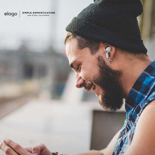 Elago для AirPods Pro 2 накладки на наушники EarBuds Cover (6 пар) Nightglow blue