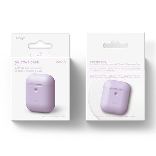 Чехол Elago Silicone case для AirPods 2 wireless, Lavender