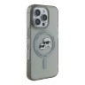 Karl Lagerfeld для iPhone 16 Pro чехол PC/TPU NFT Karl&Choupette Black (MagSafe)