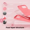 Elago для iPhone 15 чехол Soft silicone (Liquid) Pink