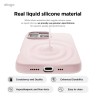 Elago для iPhone 16 Pro чехол Soft silicone (Liquid) Lovely Pink