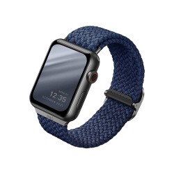 (Уценка) Ремешок Uniq ASPEN Strap Braided для Apple Watch 49-46-45-44 мм, синий