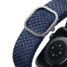 (Уценка) Ремешок Uniq ASPEN Strap Braided для Apple Watch 49-46-45-44 мм, синий