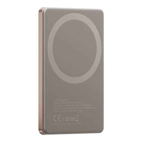 Energea АКБ AluPac MINI 5K, 5000W MagSafe 15W USB-C 20W Ultra Light Aluminium Gold