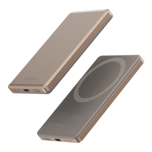 Energea АКБ AluPac MINI 5K, 5000W MagSafe 15W USB-C 20W Ultra Light Aluminium Gold