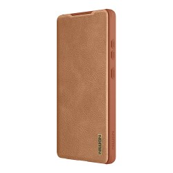 Nillkin для Galaxy S25 Ultra чехол QIN Pro Booktype Brown