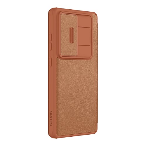 Nillkin для Galaxy S25 Ultra чехол QIN Pro Booktype Brown
